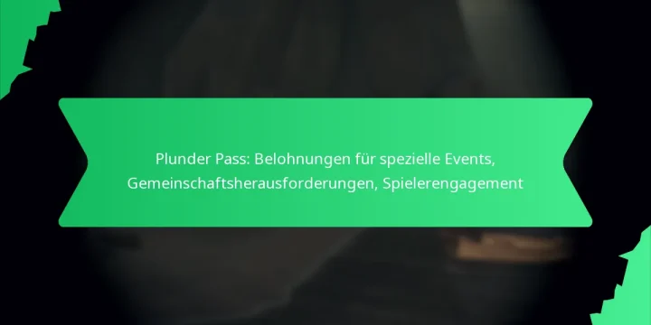 Plunder Pass: Belohnungen für spezielle Events, Gemeinschaftsherausforderungen, Spielerengagement