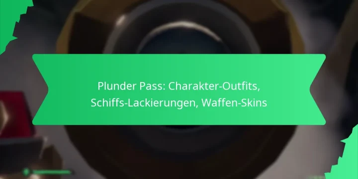Plunder Pass: Charakter-Outfits, Schiffs-Lackierungen, Waffen-Skins
