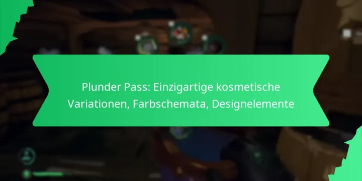 Plunder Pass: Einzigartige kosmetische Variationen, Farbschemata, Designelemente