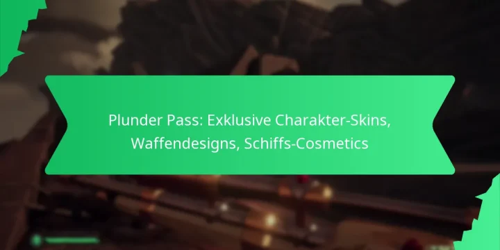 Plunder Pass: Exklusive Charakter-Skins, Waffendesigns, Schiffs-Cosmetics