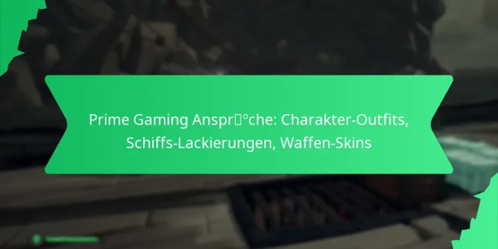 Prime Gaming Ansprüche: Charakter-Outfits, Schiffs-Lackierungen, Waffen-Skins