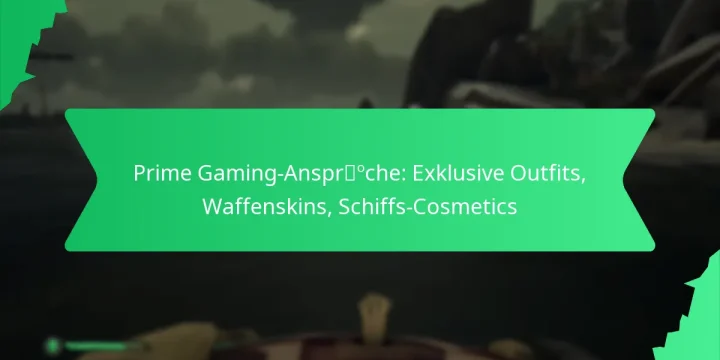 Prime Gaming-Ansprüche: Exklusive Outfits, Waffenskins, Schiffs-Cosmetics
