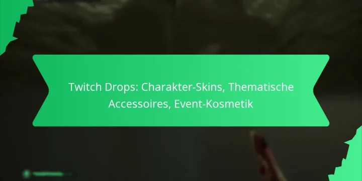 Twitch Drops: Charakter-Skins, Thematische Accessoires, Event-Kosmetik