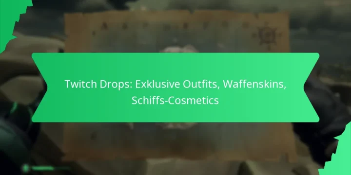Twitch Drops: Exklusive Outfits, Waffenskins, Schiffs-Cosmetics