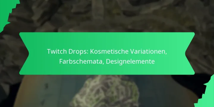Twitch Drops: Kosmetische Variationen, Farbschemata, Designelemente