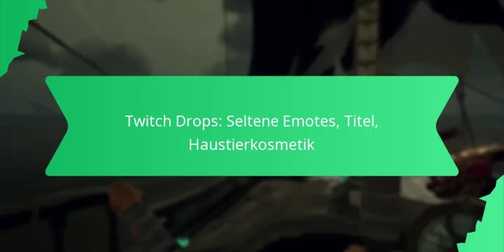 Twitch Drops: Seltene Emotes, Titel, Haustierkosmetik