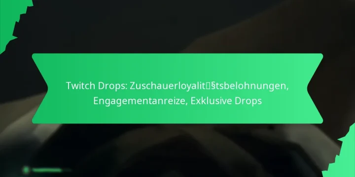 Twitch Drops: Zuschauerloyalitätsbelohnungen, Engagementanreize, Exklusive Drops