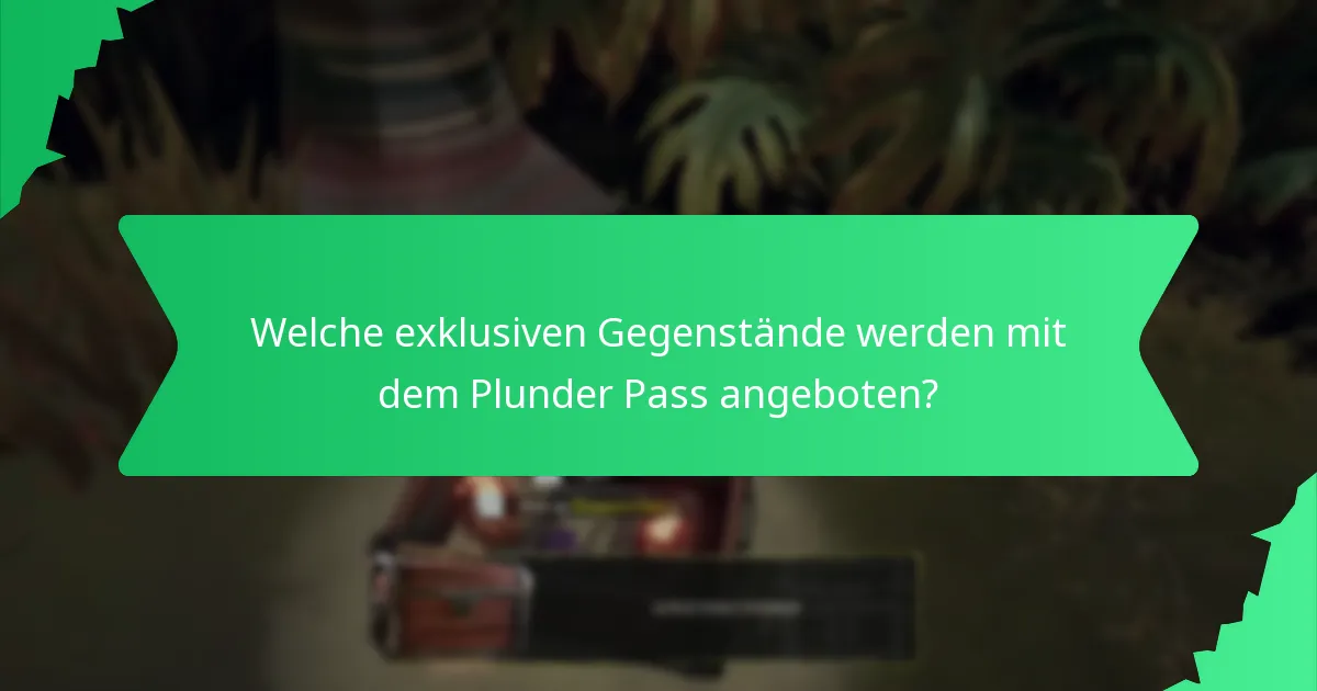 Welche thematischen Sets können Spieler vom Plunder Pass erwarten?